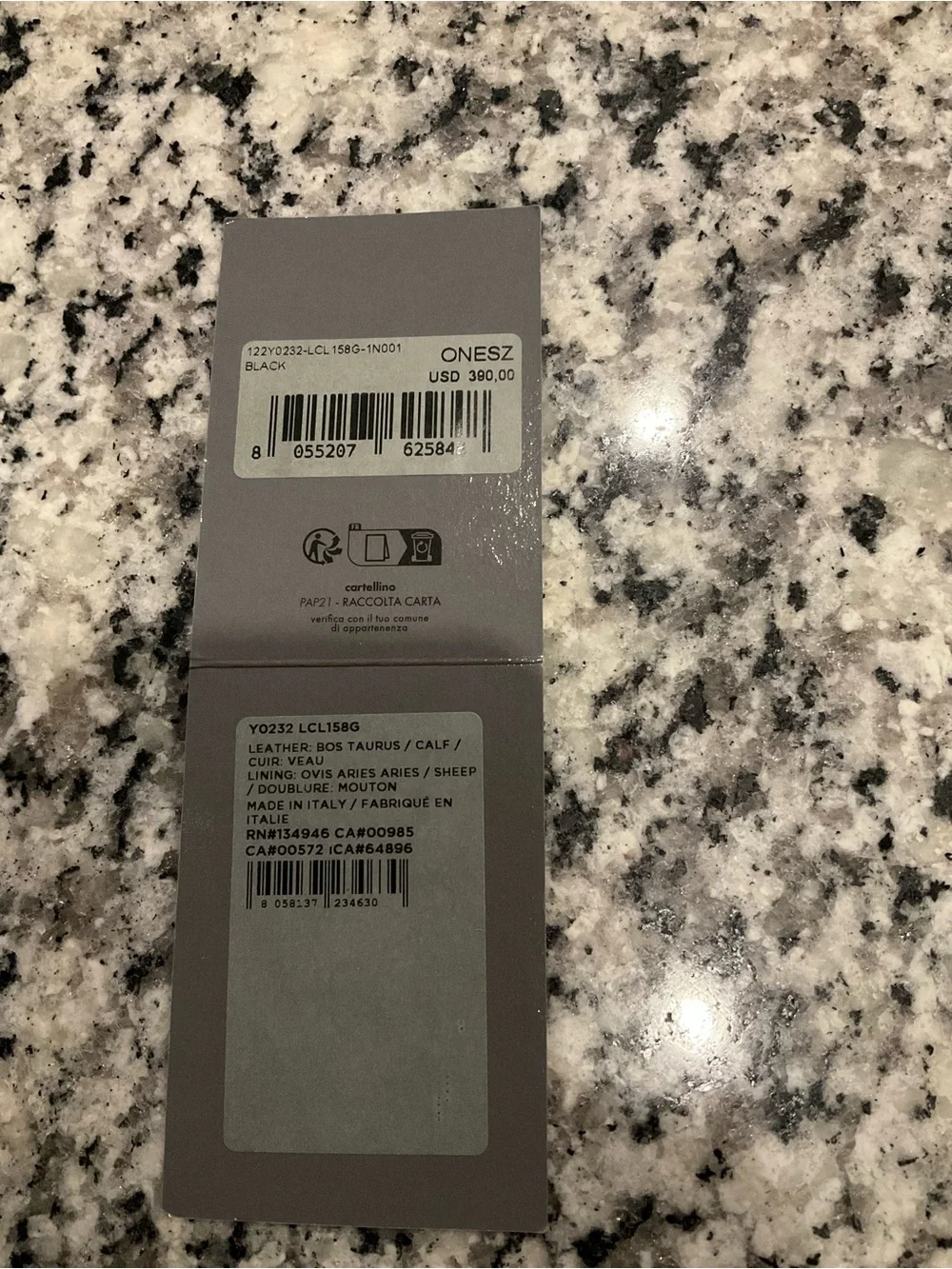 Tom Ford Black Leather Card Holder